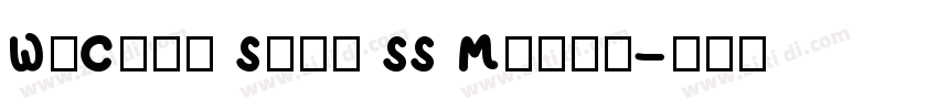 WeChat Sans SS Mediu字体转换